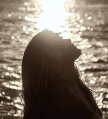 A girl at the beginning of her journey